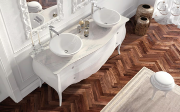 BELLAGIO 20 - Classic style double vanity unit by LASA IDEA - view 3